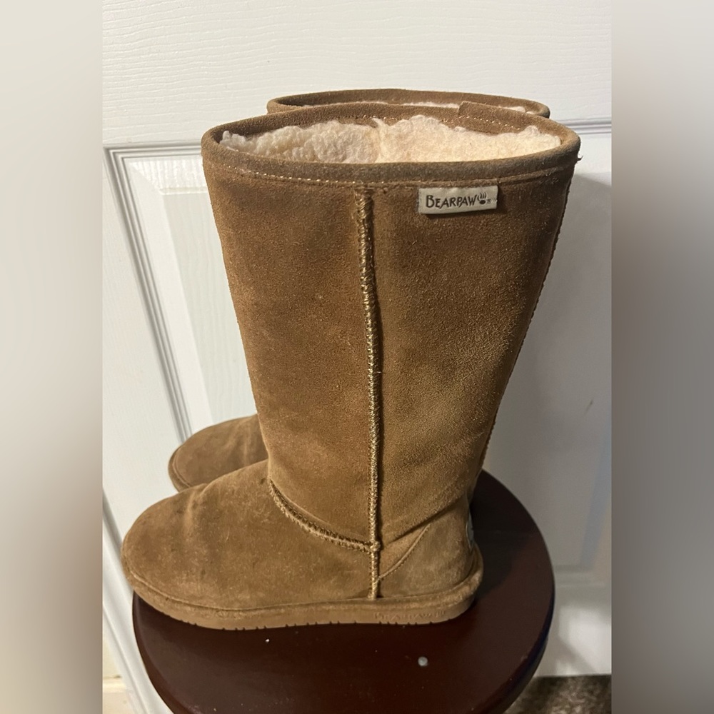 Bearpaw Tall Tan Boots Bearpaw Tall Tan Boots Wom… - image 1